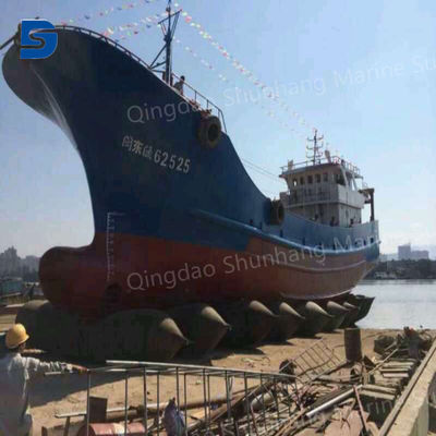 Good Air Tightness Customized for Heavy Duty Marine Vessel Launching and Handling Rubber Ship Launching Airbags