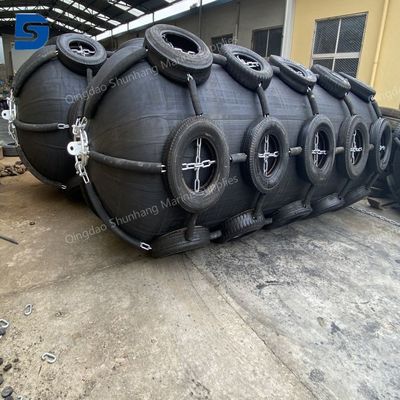 Chain Tyre Net Type Pneumatic Rubber Fender with Easy Installation ISO 17357 Standard