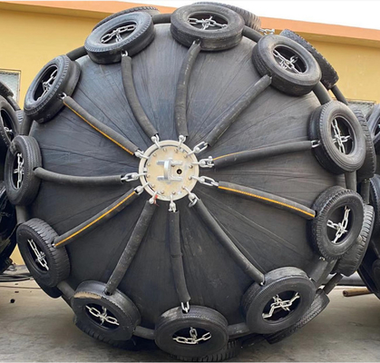 6500mm صافي درابزين المطاط السفينة