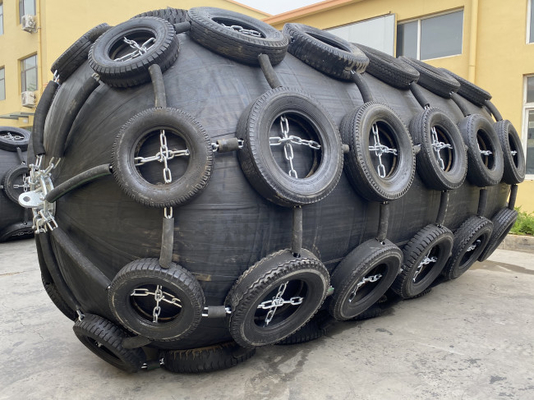 6500mm صافي درابزين المطاط السفينة
