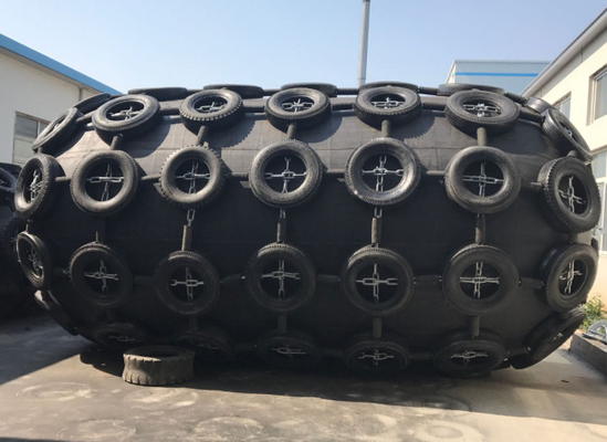 6500mm صافي درابزين المطاط السفينة