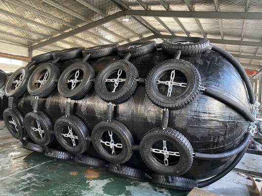 6500mm صافي درابزين المطاط السفينة